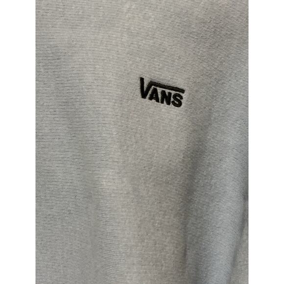 Vans Hoodie Sweatshirt Mens XXS Blue Logo Comfy Oversized Sweats Pullover - Picture 4 of 7